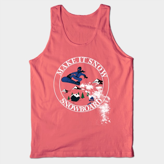 Snowboard Tank Top by PsychicSenator